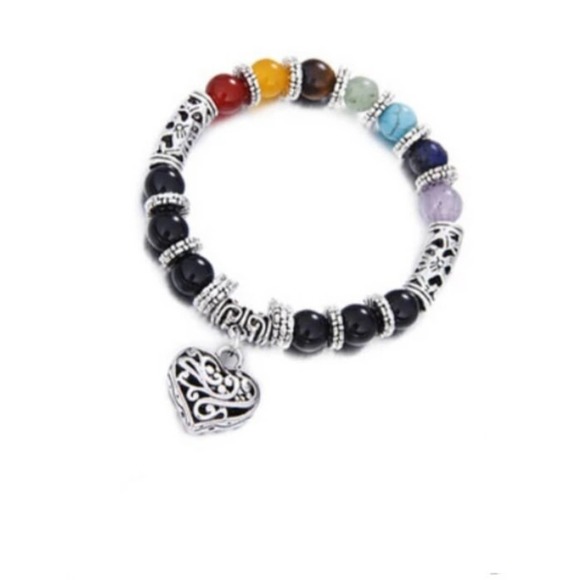 7 chakra Yoga Bracelet - Picture 2 of 3